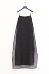 SWAYING 25 Spring and Summer Two-piece Suspender Long Dress SW-SW25SS2L07C2-HEI Black SW25SS2L07C